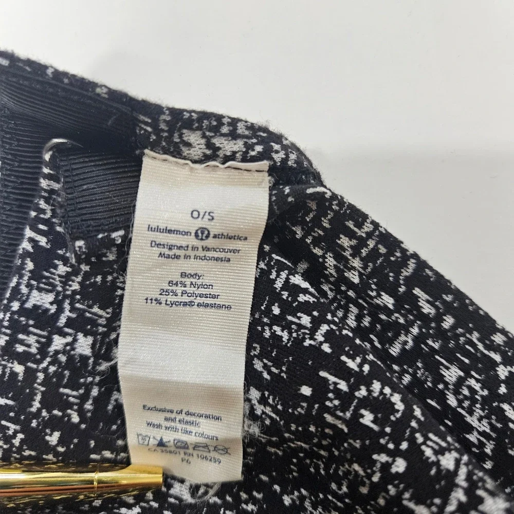 Lululemon‎ Vinyasa Wrap Black White Heathered